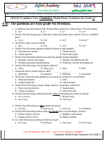 Chemistry Model Exam Questions for Grade 12.pdf